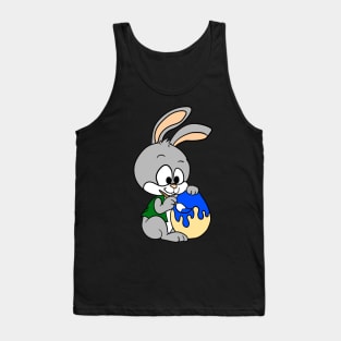 Gray slappy painted an Easter egg Tank Top